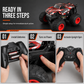 🎅🎁Christmas Gifts-⏳Limited Time 50% OFF!!🚙360 Degree Rotating RC Stunt Car with Music and Lights Dinosaur and Shark Head Monster Truck Toy for Kids