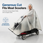 🌧️ Mobility Scooter Rain Cover – Full-Coverage Waterproof PVC Canopy