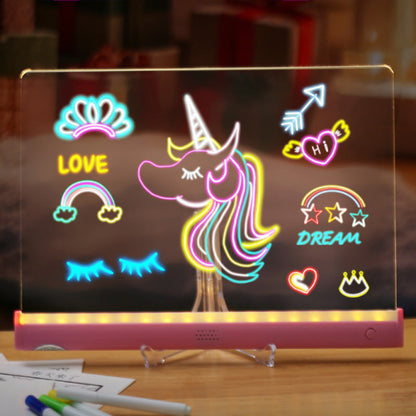 🎅🎁Christmas Gifts-⏳Limited Time 50% OFF!!🎨 Light-Up Drawing Board Set