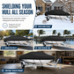 🎁 BLACK FRIDAY SPECIAL – Shop & Save!🚤Waterproof V-Hull Boat Cover – Outdoor Protection for Storage & Mooring