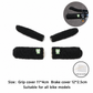 Universal Cute Plush Winter Handlebar and Brake Lever Cover Set Warm Non Slip Grip Sleeves for Electric Bikes Scooters and Motorcycles