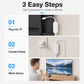 Wireless Display Dongle for Phone, TV, and Projector