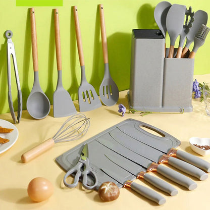 Silicone Cooking Utensils 19PCS Set