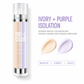 Dual Tube Dual Color Makeup Primer and BB Cream Liquid Moisturizing Skin Brightening Concealer