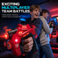 Kids Infrared Laser Battle Toy Gun Set with 2 Mini Pistols and 1 Projector featuring Sound and Light