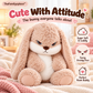 🐰 GrumpyBun™ Long-Eared Rabbit Plush Toy