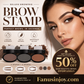 🖤50% OFF 2026 HOT SALE! 50K+ Sold Eyebrow Stamp Powder Kit with Applicator Brush, One Press Perfect Brow Stamp, Waterproof Long Lasting 24H Wear Eyebrow Makeup for Lazy Daily Salon-Like Brows