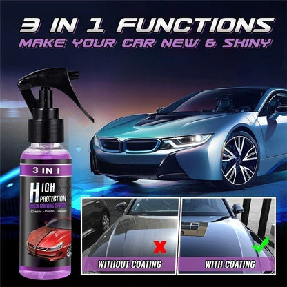 🔥3-IN-1 High Protection Fast Car Coating Spray