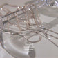 Shining Snowflake Sterling Silver Necklace