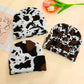 [Warm Gift] Unisex Cow Print & Leopard Print Knit Warm Hat