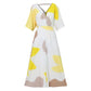 Women's V-Neck High-Waisted Dress