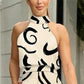 Women's Stylish Slim Fit Wide Leg Printed Jumpsuit