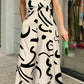 Women's Stylish Slim Fit Wide Leg Printed Jumpsuit