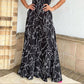 Women's Stylish Slim Fit Wide Leg Printed Jumpsuit